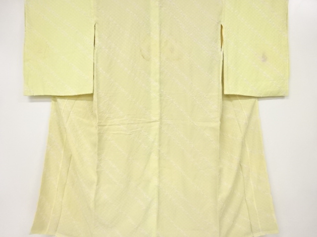 JAPANESE KIMONO / ANTIQUE JUBAN / SILK / SHIBORI / FLOWERS